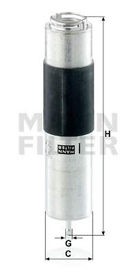 Palivový filtr MANN-FILTER WK 5016 z