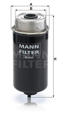 Palivový filtr MANN-FILTER WK 8187