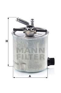 Palivový filtr MANN-FILTER WK 9043