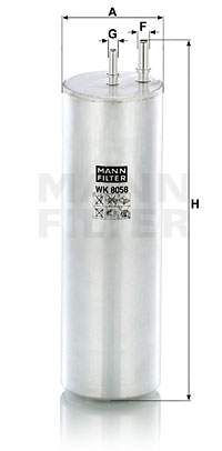 Palivový filtr MANN-FILTER WK 8058