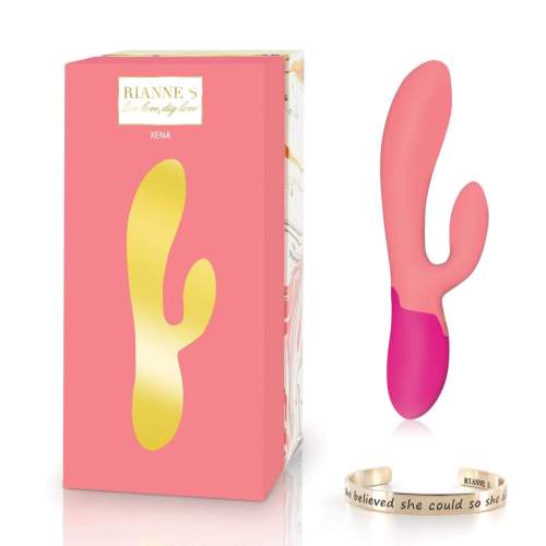 RS - Essentials - Xena Rabbit Vibrator Coral &amp; French Rose
