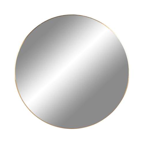 Nordic Living Zlaté kulaté závěsné zrcadlo Vincent 80 cm