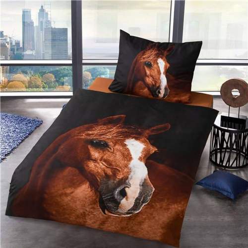 TP 3D povlečení 140x200+70x90 - Kůň