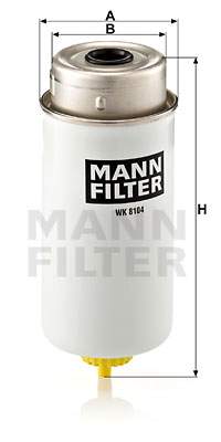 Palivový filtr MANN-FILTER WK 8104