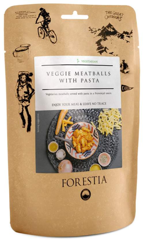 Forestia Veggie kuličky s vrtulemi (350 g, 494 kcal)