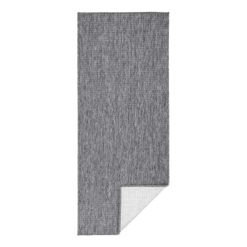 NORTHRUGS - Hanse Home koberce Kusový koberec Twin-Wendeteppiche 103097 grau creme - 80x350 cm