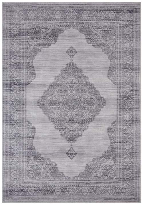 Nouristan - Hanse Home koberce Kusový koberec Asmar  Slate/Grey - 200x290 cm Šedá, Velké (190x270 cm a větší), Syntetický (umělý)