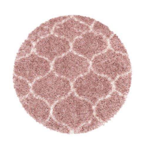 Ayyildiz koberce Kusový koberec Salsa Shaggy 3201 rose kruh - 200x200 (průměr) kruh cm