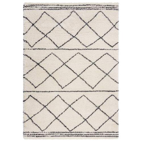Flair Rugs koberce Kusový koberec Dakari Kush Berber Ivory - 120x170 cm Bílá, Velké (190x270 cm a větší), Syntetický (umělý)