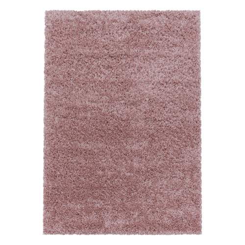 Ayyildiz koberce Kusový koberec Sydney Shaggy 3000 rose - 160x230 cm Růžová, Velké (190x270 cm a větší), Syntetický (umělý)