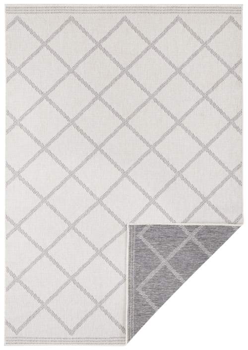 NORTHRUGS - Hanse Home koberce Kusový koberec Twin Supreme 103760 Corsica Grey/Cream - 80x350 cm