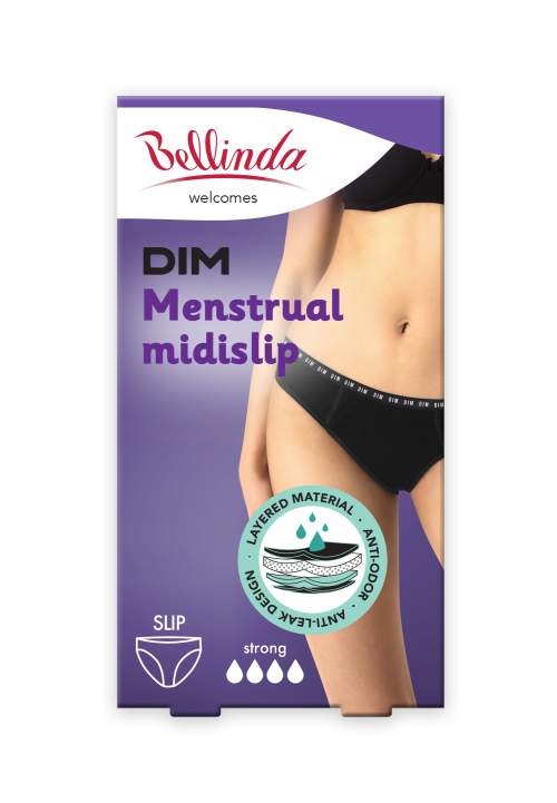 Bellinda Menstruační kalhotky pro silnou menstuaci černé, XL 1ks