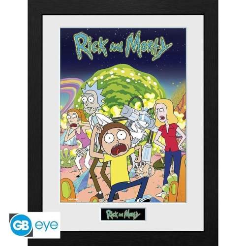 GB Eye Obraz Rick and Morty - Compilation, zarámovaný (30x40) PFC2160