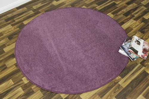 Hanse Home Collection koberce Kusový koberec Nasty 101150 Lila kruh - 200x200 (průměr) kruh cm