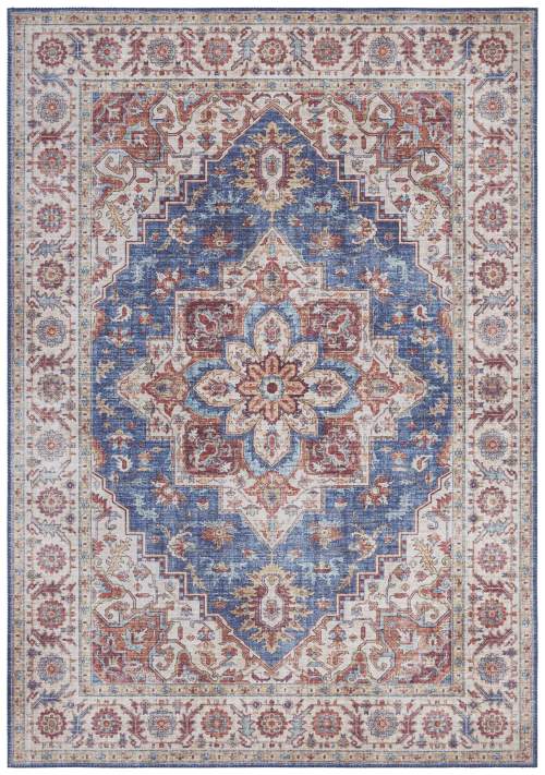 Nouristan - Hanse Home koberce Kusový koberec Asmar 104001 Jeans/Blue - 120x160 cm