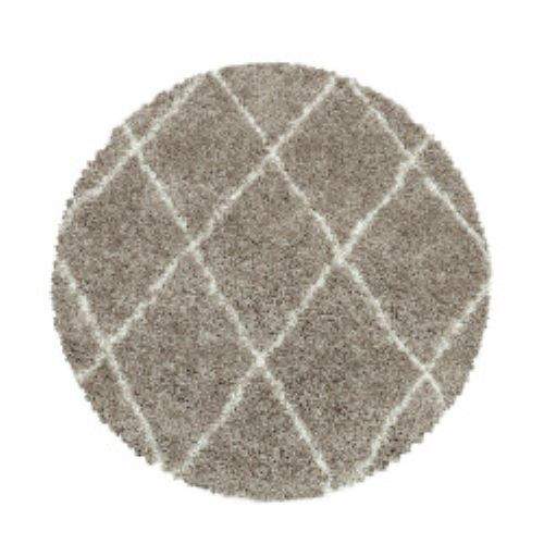 Ayyildiz koberce Kusový koberec Alvor Shaggy 3401 beige kruh - 160x160 (průměr) kruh cm