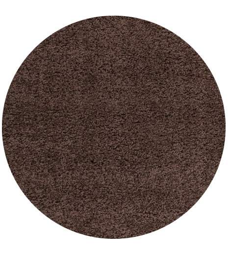 Ayyildiz koberce Kusový koberec Life Shaggy 1500 brown kruh Rozměry koberců: 160x160 (průměr) kruh