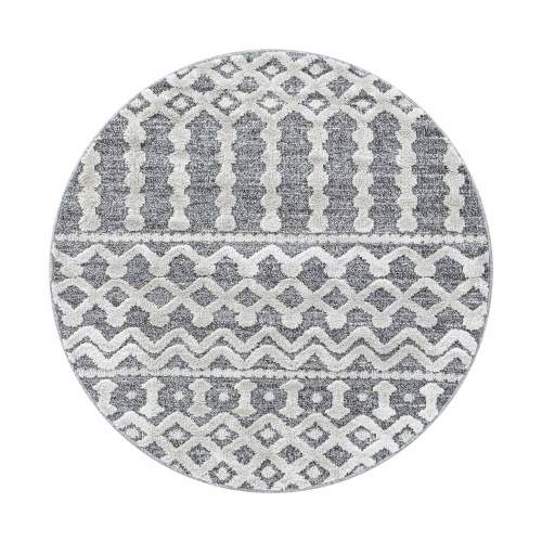 Ayyildiz koberce Kusový koberec Pisa 4710 Grey kruh Rozměry koberců: 120x120 (průměr) kruh