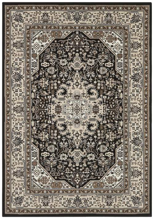 Nouristan - Hanse Home koberce AKCE: 120x170 cm Kusový koberec Mirkan  Cream/Brown - 120x170 cm Hnědá, Střední (80x160 - 164x240), Syntetický (umělý)