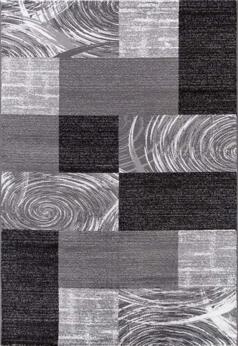 Ayyildiz koberce Kusový koberec Parma 9220 black - 120x170 cm Černá, Velké (190x270 cm a větší), Syntetický (umělý)
