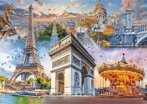 TREFL Puzzle Víkend v Paříži 2000 dílků