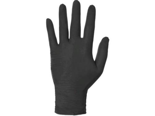 Canis Černé jednorázové rukavice CXS STERN BLACK - 9