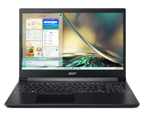 Acer Aspire 7/A715-43G/R5 5625U/15,6"/FHD/8GB/512GB SSD/RTX 3050/bez OS/Black/2R