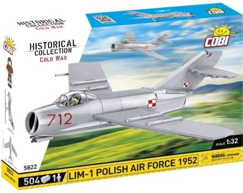 COBI - Cold War LIM-1 Polish Air Force 1952, 1:32, 504 k, 1 f