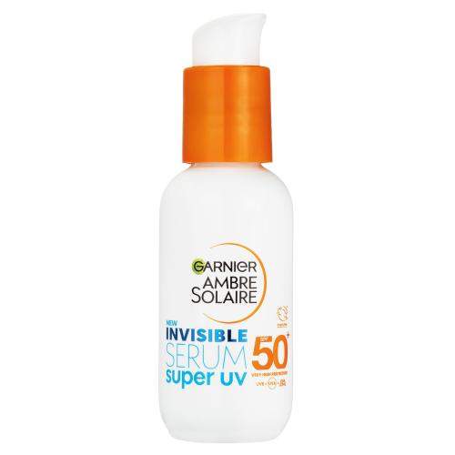Garnier Ambre Solaire Super UV Invisible Serum SPF50+ 30 ml opalovací sérum na obličej unisex