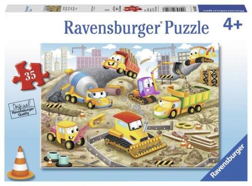RAVENSBURGER Puzzle Zvedněte střechu! 35 dílků