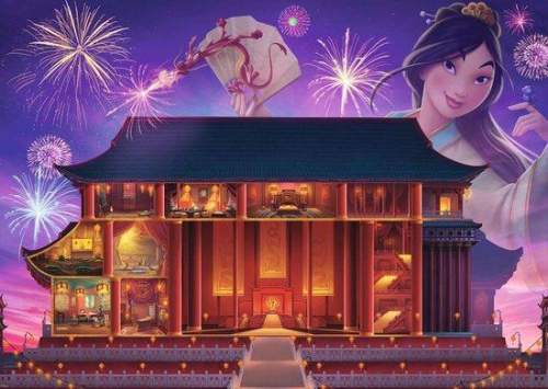 RAVENSBURGER Puzzle Disney Castle Collection: Mulan 1000 dílků