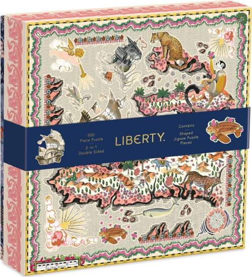 GALISON Oboustranné puzzle 2v1 Liberty Maxine London 500 dílků