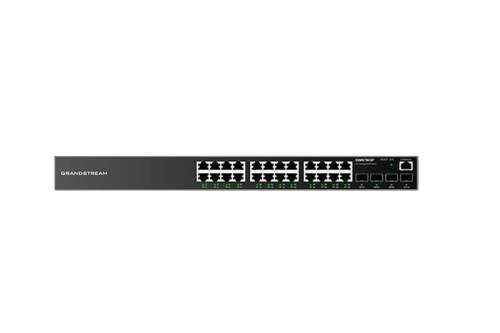 Grandstream GWN7803P Managed Network PoE Switch 24 1Gbps portů s PoE, 4 SFP porty, GWN7803P