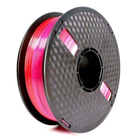 Gembird tisková struna (filament), PLA, 1,75mm, 1kg, červená/fialová 3DP-PLA-SK-01-RP