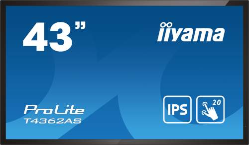 43" iiyama T4362AS-B1:IPS,4K UHD,Android,24/7, T4362AS-B1