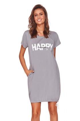 Mateřská kojicí košilka Happy mommy šedá M Doctor Nap