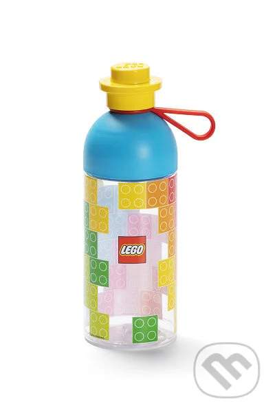 LEGO láhev na pití 0.5L - transparentní Iconic