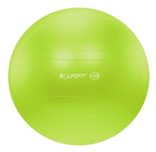 Gymnastický míč LIFEFIT ANTI-BURST 55 cm, zelený