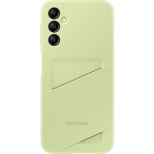 Samsung ochranný kryt s kapsou na kartu pro Galaxy A34 5G, limetková EF-OA346TGEGWW