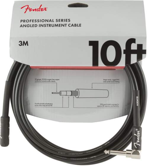 FENDER 099-0820-025 Pro Instr Cable,10' Angled