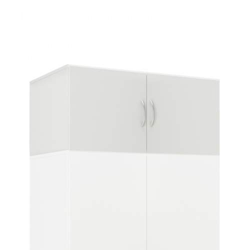 IDEA Nástavec 2dveřový BEST bílý 81 cm, bílá
