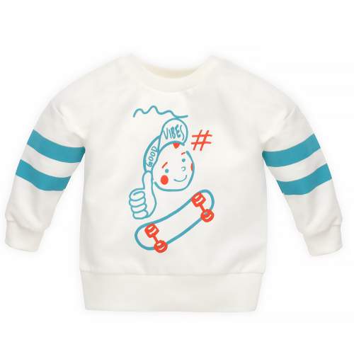 Pinokio Kids's Orange Flip Sweatshirt