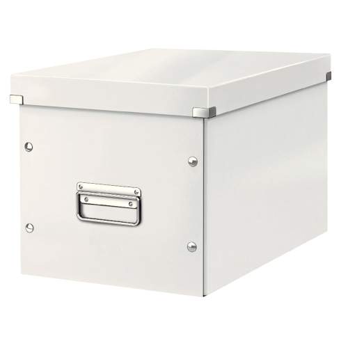 Leitz Čtvercová krabice Click&Store, velikost L (A4), bílá 61080001