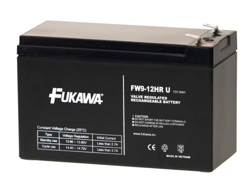 Akumulátor FUKAWA FW 9-12 HRU (12V 9Ah), 10810