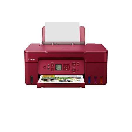 Canon PIXMA Tiskárna červená G3470 RED (doplnitelné zásobníky inkoustu) - MF (tisk,kopírka,sken), USB, Wi-Fi - A4/11min., 5805C049