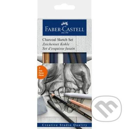 Umělecká sada Faber-Castell GOLDFABER Charcoal sketch - 7ks