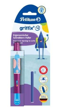 Pero bombičkové pro praváky, Griffix 4, fialové