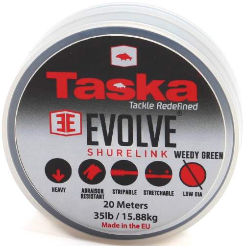 Taska Evolve - Shurelink komb. návazcový materiál zelený 20m 20lb