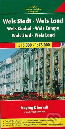 Freytag & Berndt plán města Wels 1:15000/1:75000