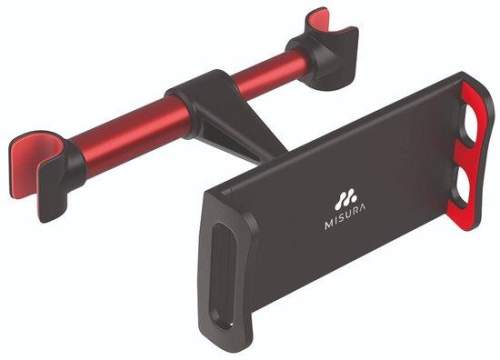 MISURA držák tabletu a mobilu do auta, černá/červená P21HR01
